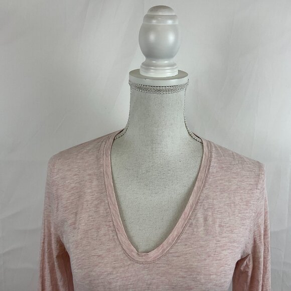 Lululemon Circadian Long Sleeve V-Neck Tee Heathered Mink Berry Pink Heather - Picture 3 of 12